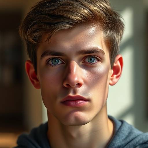 Portrait de Pierre Dubois, étudiant.