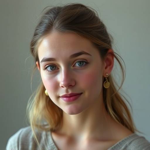 Portrait de Sophie Martin, étudiante.